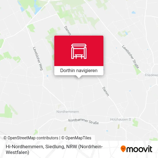 Hi-Nordhemmern, Siedlung Karte