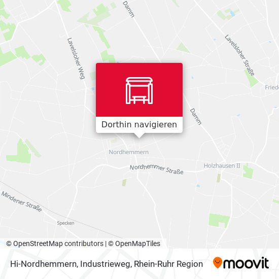 Hi-Nordhemmern, Industrieweg Karte