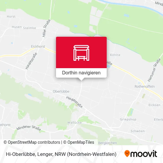 Hi-Oberlübbe, Lenger Karte