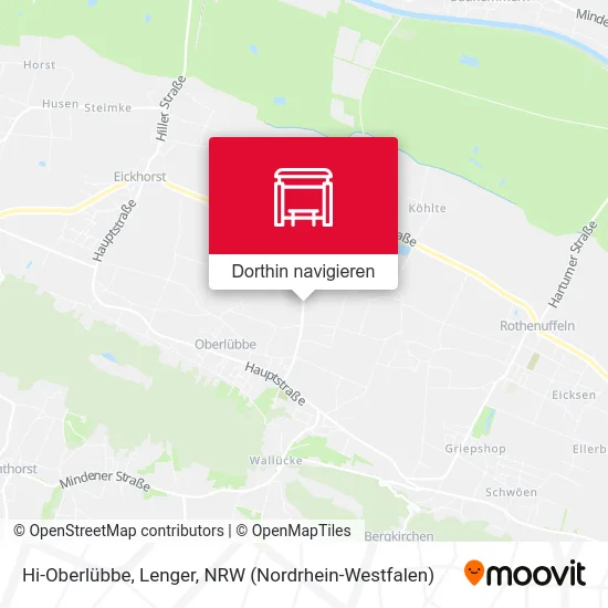 Hi-Oberlübbe, Lenger Karte