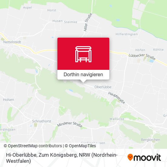 Hi-Oberlübbe, Zum Königsberg Karte