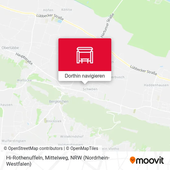 Hi-Rothenuffeln, Mittelweg Karte