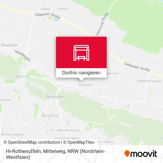 Hi-Rothenuffeln, Mittelweg Karte