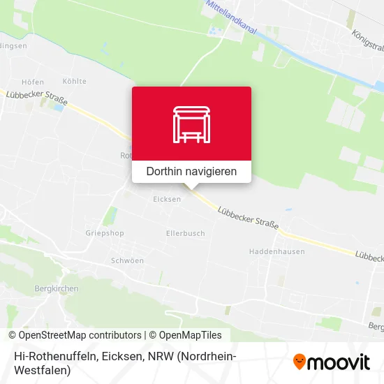 Hi-Rothenuffeln, Eicksen Karte