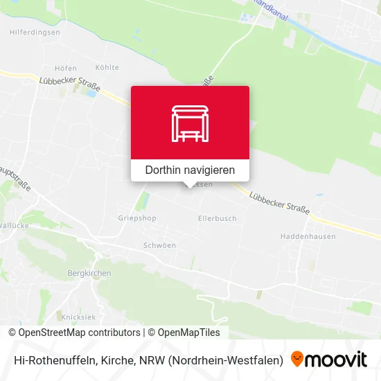 Hi-Rothenuffeln, Kirche Karte