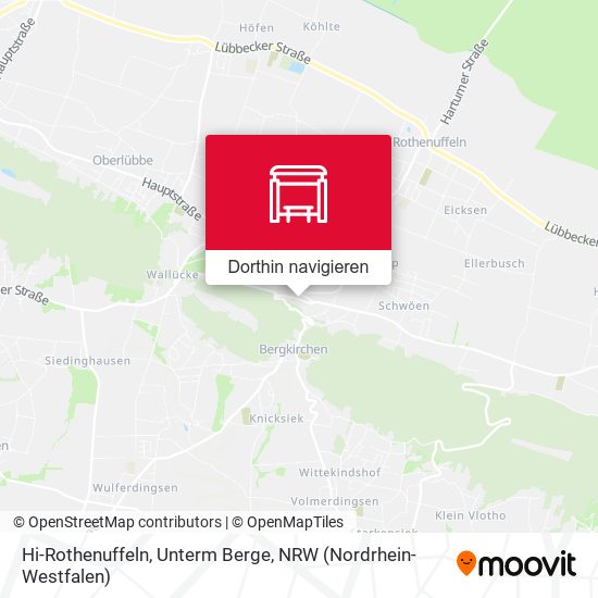 Hi-Rothenuffeln, Unterm Berge Karte