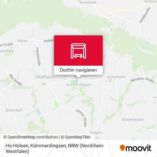 Hü-Holsen, Kümmerdingsen Karte