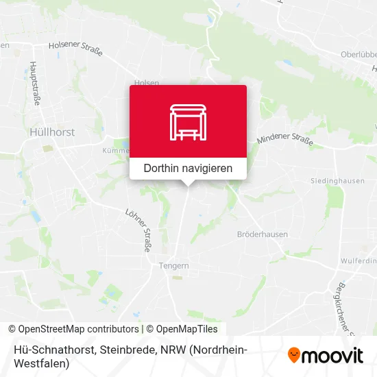 Hü-Schnathorst, Steinbrede Karte