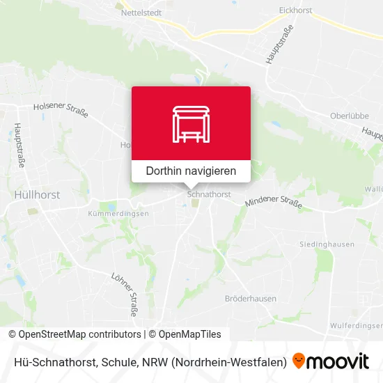 Hü-Schnathorst, Schule Karte