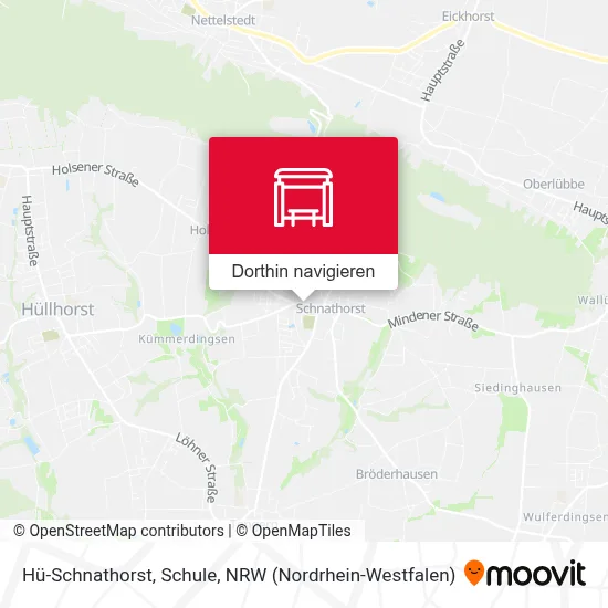 Hü-Schnathorst, Schule Karte