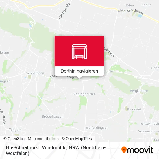 Hü-Schnathorst, Windmühle Karte