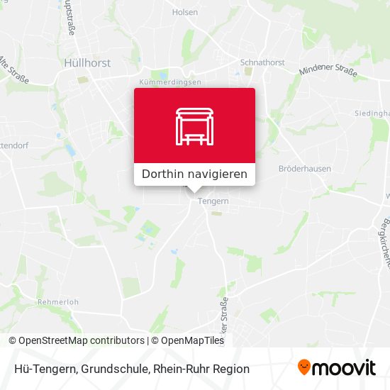 Hü-Tengern, Grundschule Karte