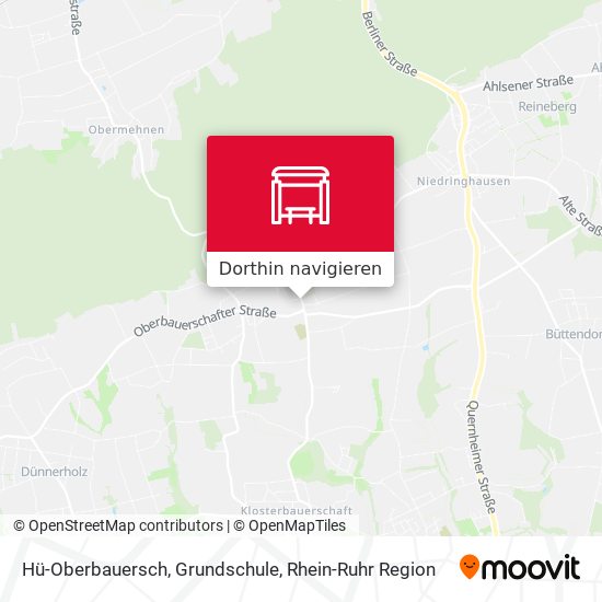 Hü-Oberbauersch, Grundschule Karte