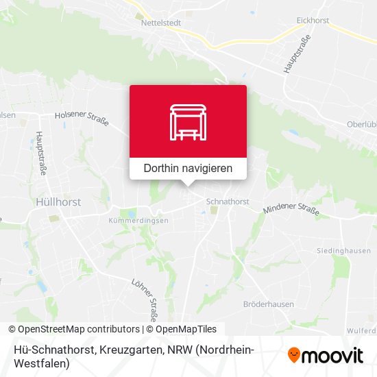 Hü-Schnathorst, Kreuzgarten Karte