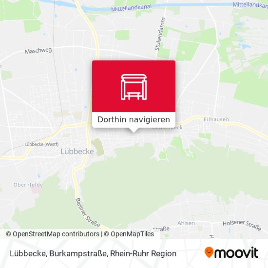 Lübbecke, Burkampstraße Karte