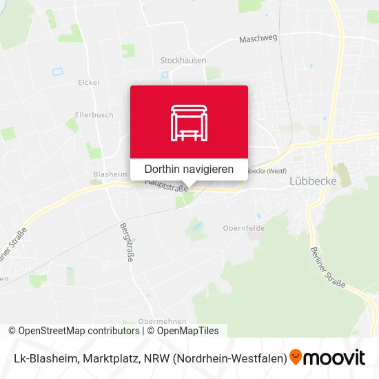 Lk-Blasheim, Marktplatz Karte