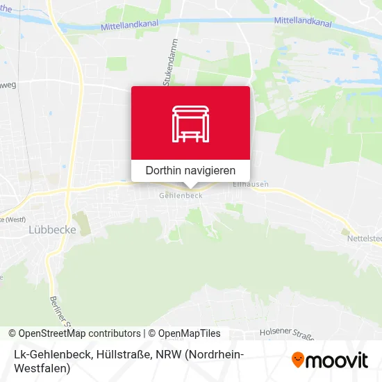 Lk-Gehlenbeck, Hüllstraße Karte