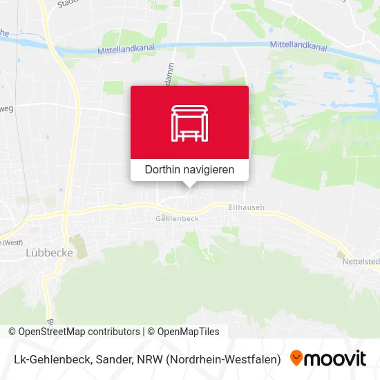 Lk-Gehlenbeck, Sander Karte