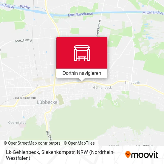 Lk-Gehlenbeck, Siekenkampstr Karte