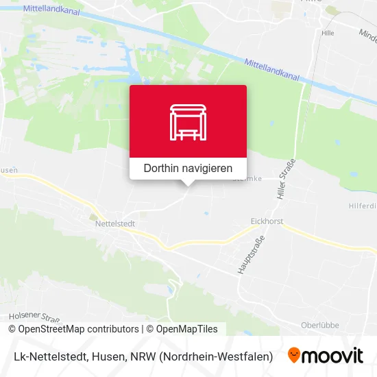 Lk-Nettelstedt, Husen Karte