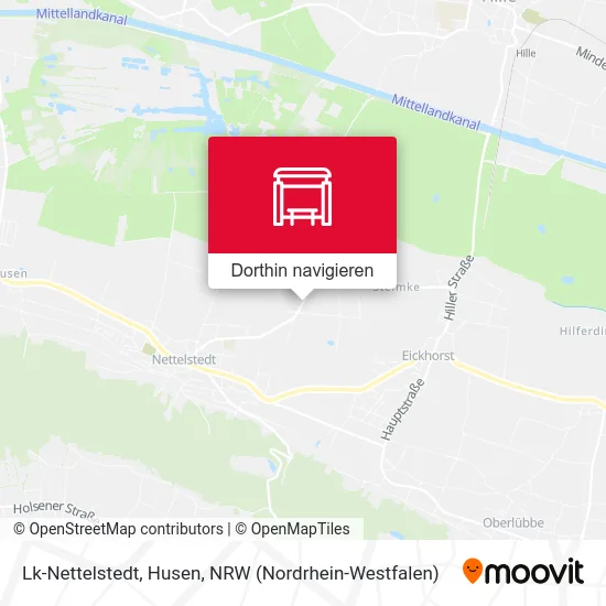 Lk-Nettelstedt, Husen Karte