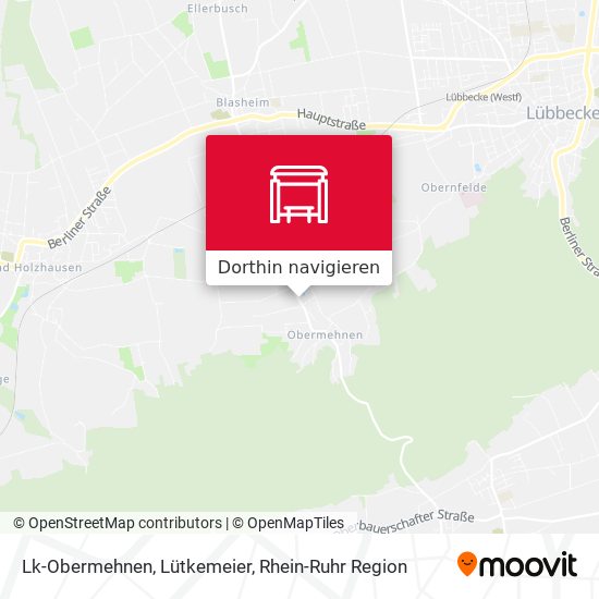 Lk-Obermehnen, Lütkemeier Karte