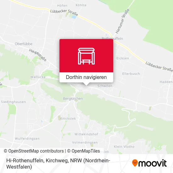 Hi-Rothenuffeln, Kirchweg Karte