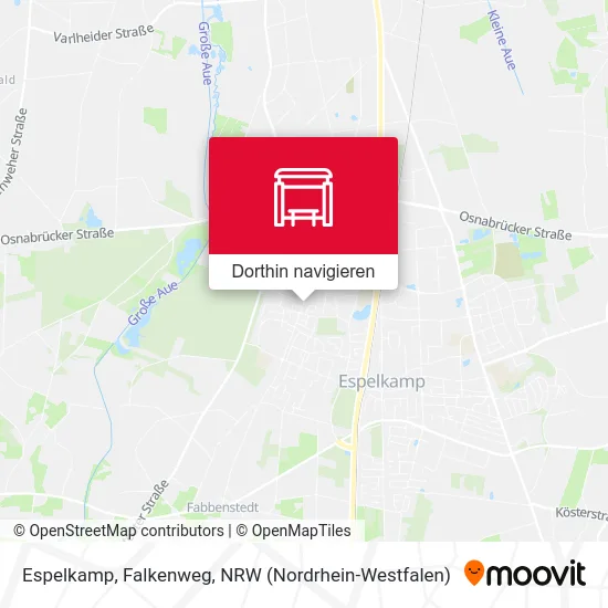 Espelkamp, Falkenweg Karte