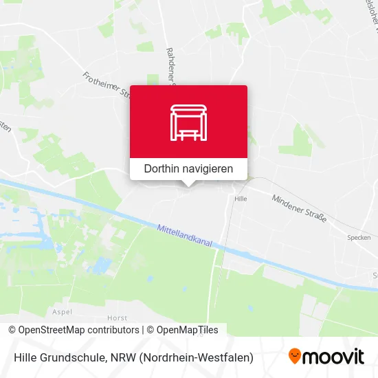 Hille Grundschule Karte