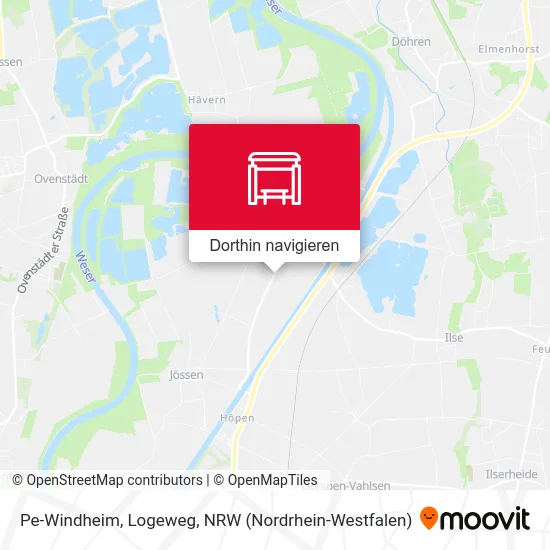 Pe-Windheim, Logeweg Karte