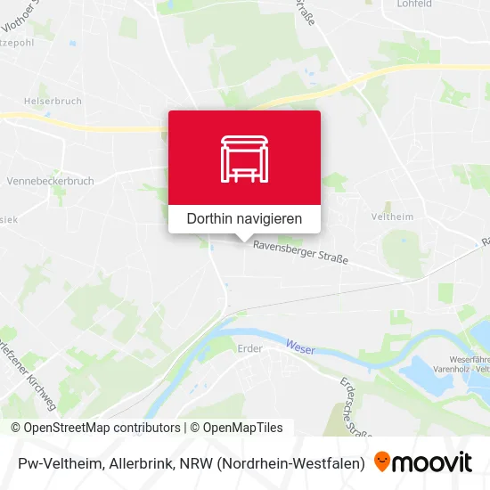 Pw-Veltheim, Allerbrink Karte