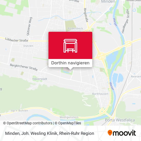 Minden, Joh. Wesling Klinik Karte