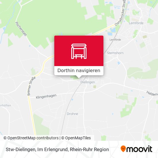 Stw-Dielingen, Im Erlengrund Karte