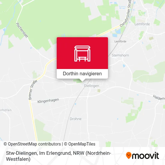 Stw-Dielingen, Im Erlengrund Karte