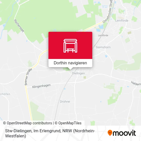 Stw-Dielingen, Im Erlengrund Karte