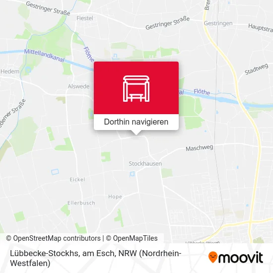 Lübbecke-Stockhs, am Esch Karte