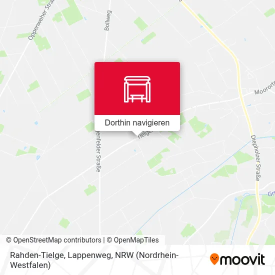 Rahden-Tielge, Lappenweg Karte