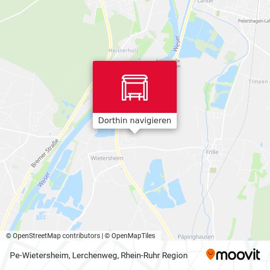 Pe-Wietersheim, Lerchenweg Karte