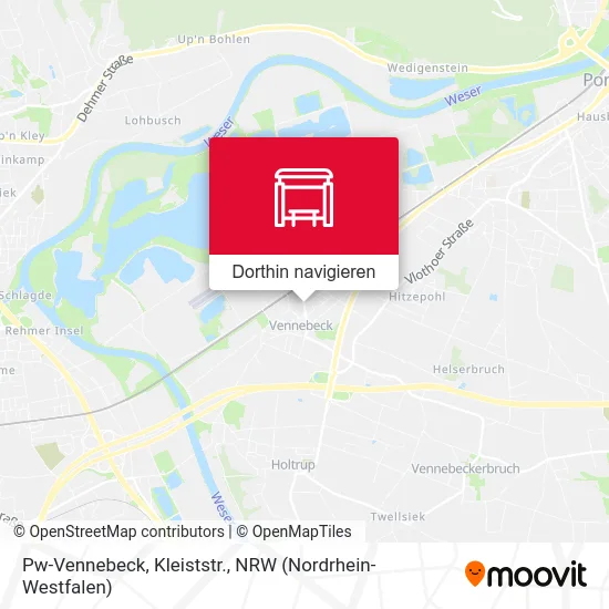 Pw-Vennebeck, Kleiststr. Karte