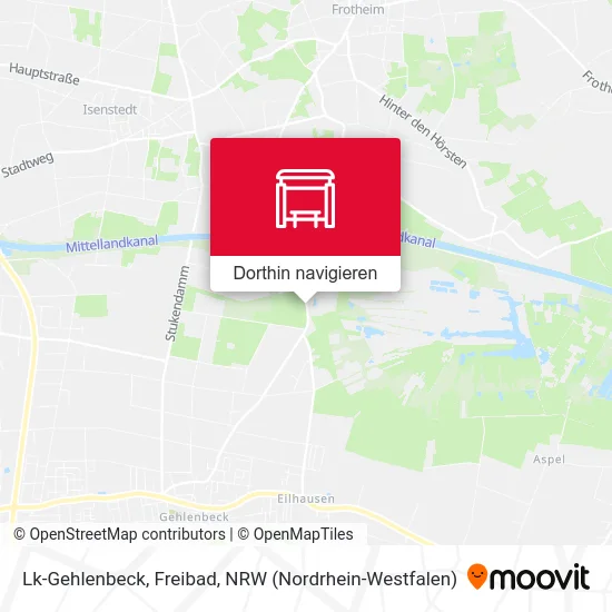 Lk-Gehlenbeck, Freibad Karte