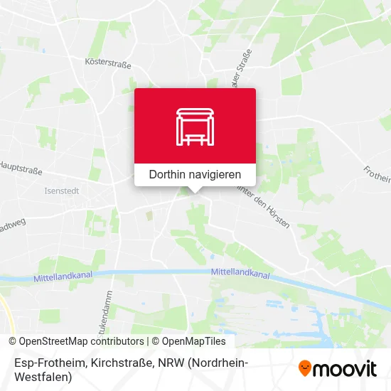 Esp-Frotheim, Kirchstraße Karte