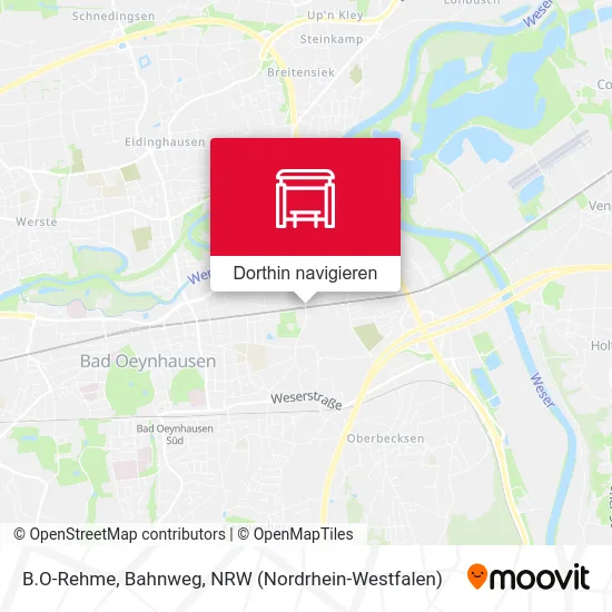 B.O-Rehme, Bahnweg Karte