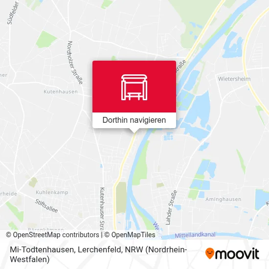 Mi-Todtenhausen, Lerchenfeld Karte