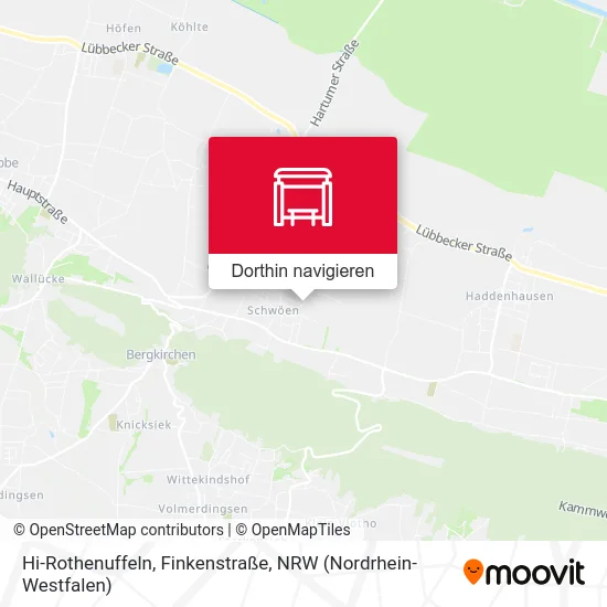 Hi-Rothenuffeln, Finkenstraße Karte