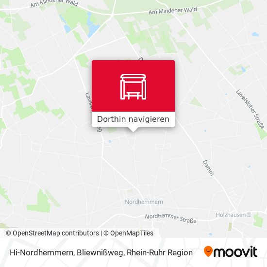 Hi-Nordhemmern, Bliewnißweg Karte