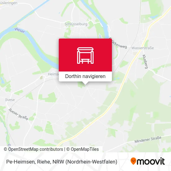 Pe-Heimsen, Riehe Karte