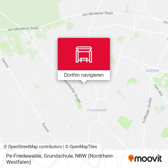 Pe-Friedewalde, Grundschule Karte