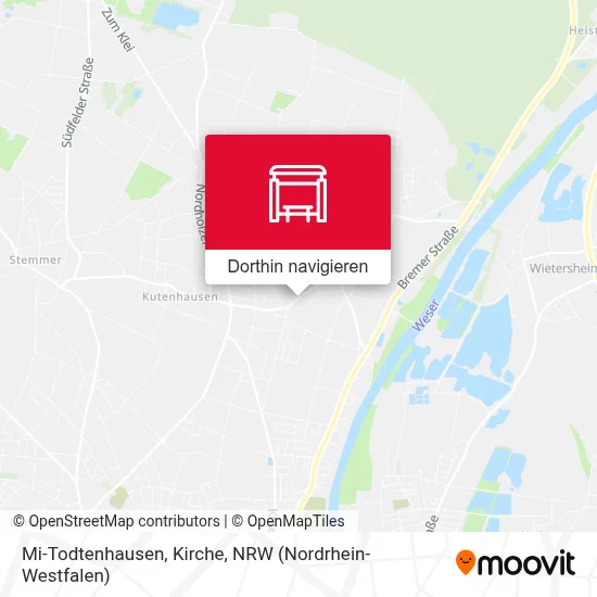 Mi-Todtenhausen, Kirche Karte