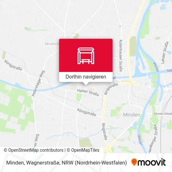 Minden, Wagnerstraße Karte