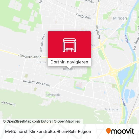 Mi-Bölhorst, Klinkerstraße Karte